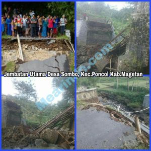 Jembatan Poncol Ambrol, Dinas PUPR Anggarkan 400 Juta Perbaikan Cepat