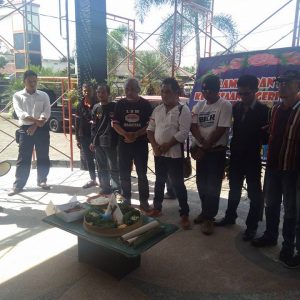 Pasca Penahanan Sumarjoko Ka.Bappeda, Puluhan Aktifis Datangi Kejaksaan Magetan