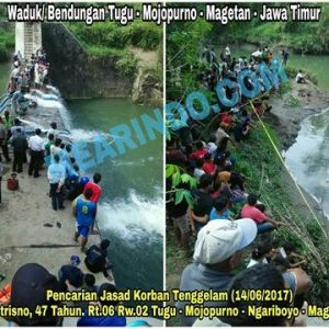 Belum Ditemukan Jasad Tenggelam Di Waduk Mojopurno Magetan