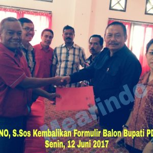 Kembalikan Formulir Calon Bupati Magetan, Joko Suyono Akan Tunduk Keputusan Partai