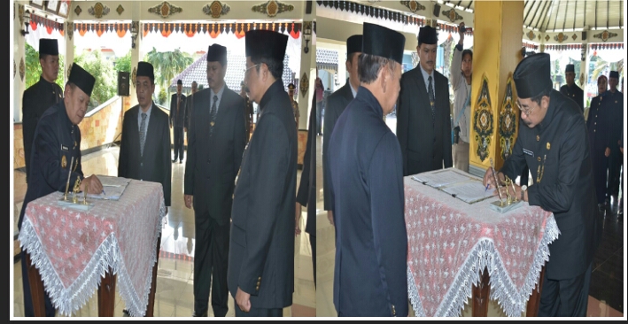 Bambang Trianto Dilantik Sebagai Sekda Difinitif Kab. Magetan