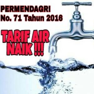 Permendagri No. 71 Tahun 2016 Dasar Kenaikan Tarif Air Minum PDAM Lawu Tirta
