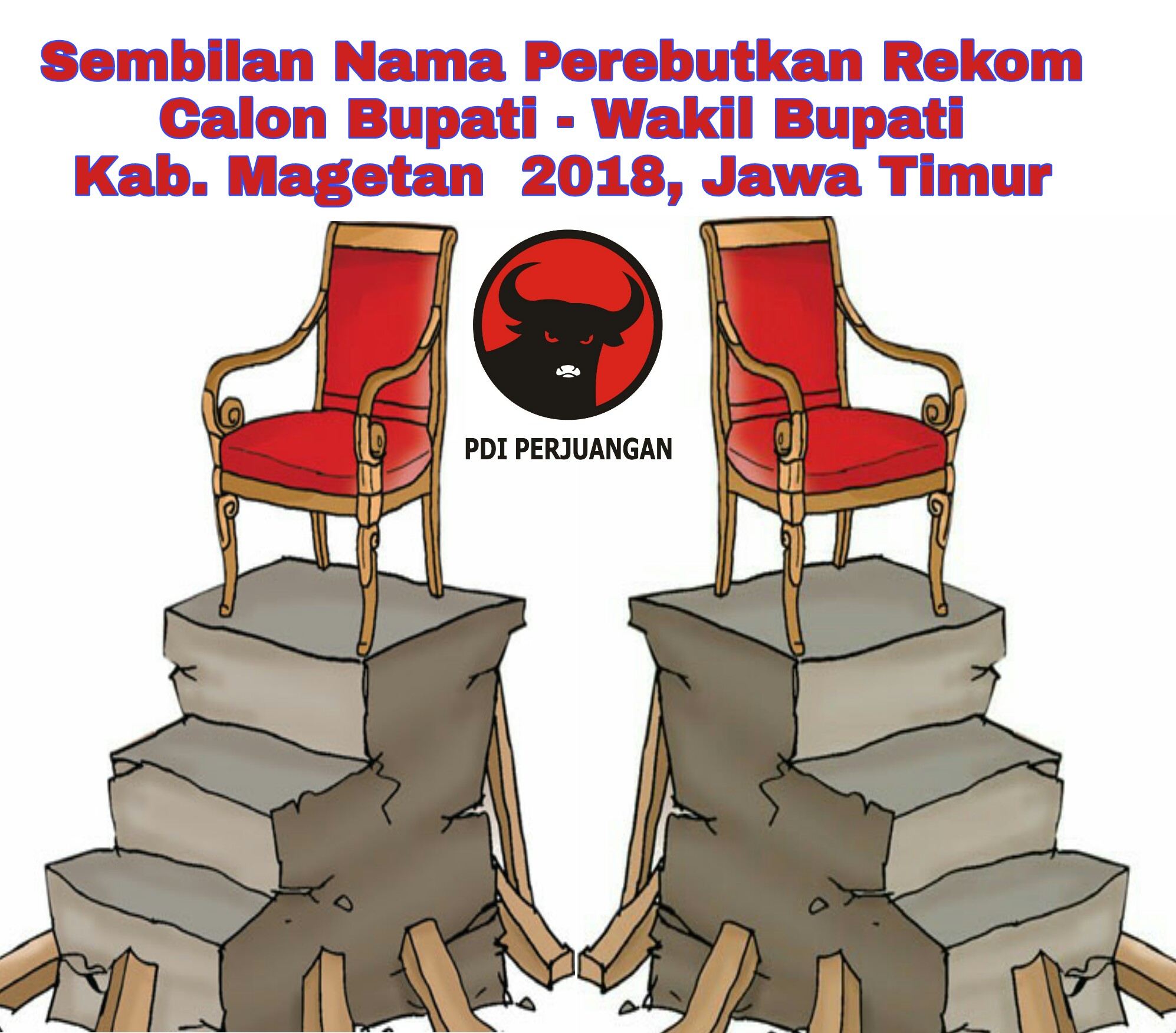 9 Bakal Calon Bupati Dan Wakil Bupati Magetan Dari PDIP Jalani Fit And Proper Test