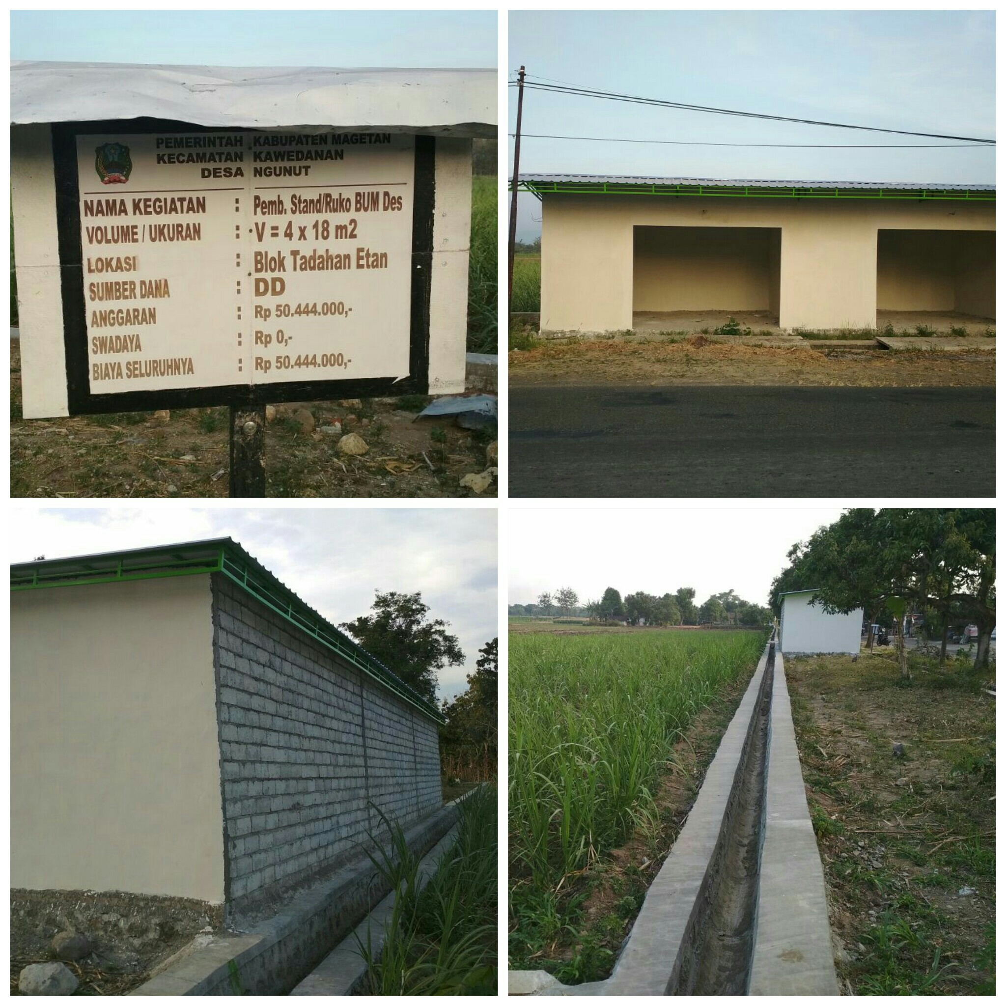 PG Rejosasi Bantah Kata Kades Ngunut Yang Mengklaim Pembangunan Ruko BUMDes Dilahan PG Rejosari Sudah Berijin