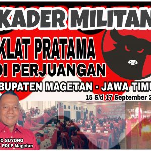 Ratusan Alumni Diklat Pratama PDI Perjuangan Siap Menangkan Pilkada Magetan 2018