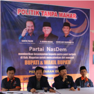 Partai NasDem Magetan Konsisten Penjaringan Bakal Calon Bupati dan Wakil Bupati Magetan Tanpa Mahar