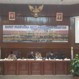 Simak Pemandangan Fraksi Dalam Paripurna DPRD Magetan 2017
