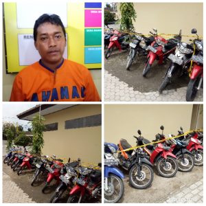 Polisi Magetan Ringkus Bandit Curanmor Dan Amankan 9 Unit Motor