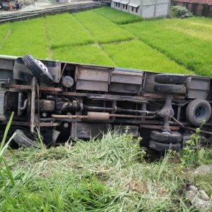 3 Penumpang Bus Wisata Meninggal dan Belasan Luka Dijalur Sarangan