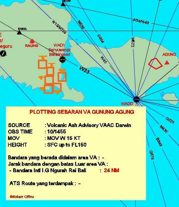 Terjadi Erupsi Gunung Agung Bali