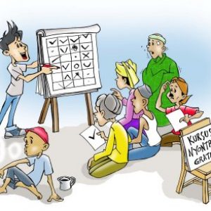 KPPS Tertangkap Tangan Coblosi Banyak Kartu Suara