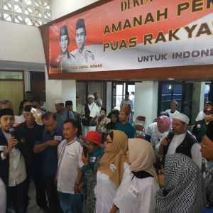 Ratusan Relawan Deklarasikan Sahabat PUAS (Prabowo – Ustadz Abdul Somad)