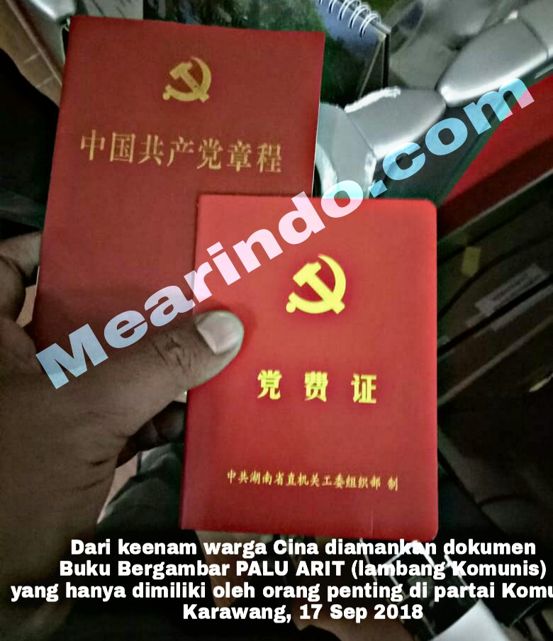 WASPADA NYATA! Diamankan 6 Aktifis Partai Komunis Cina Sebagai Survey PT SINOHYDRO GRAHA PERSADA 2.