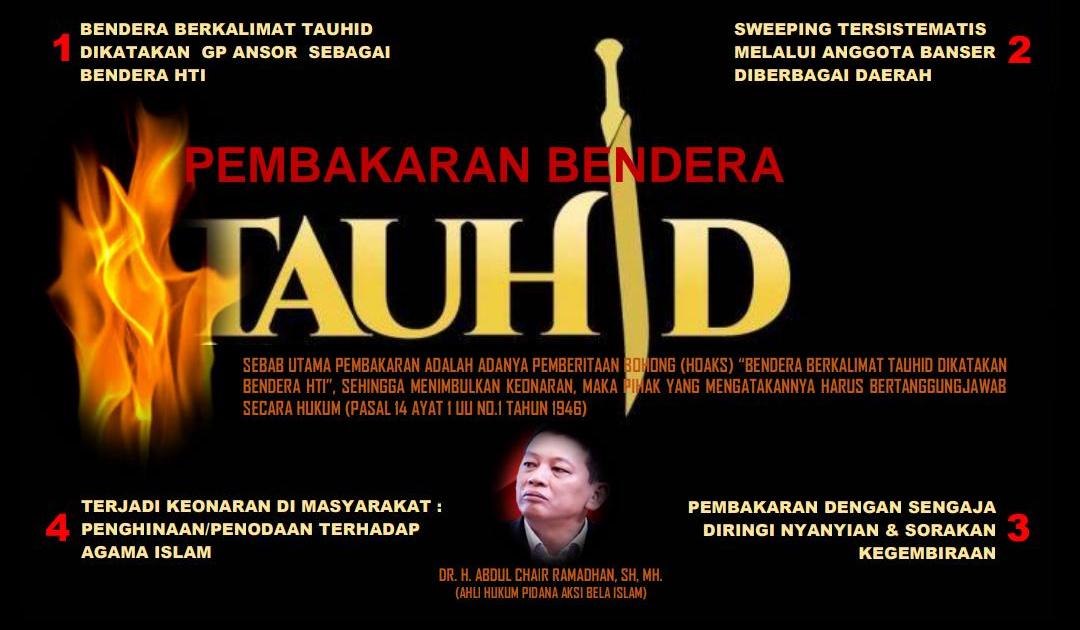 TINDAKAN PERSEKUSI TERHADAP SYARIAT ISLAM (KHILAFAH DAN BENDERA BERKALIMAT TAUHID)