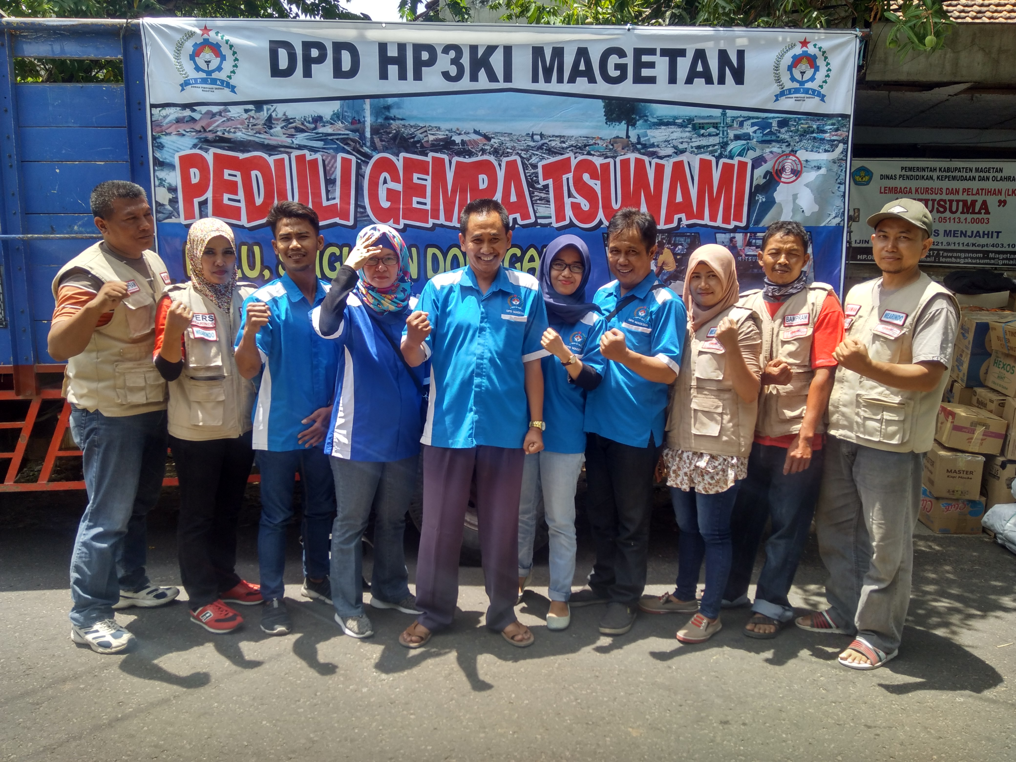 HP3KI KAB MAGETAN Gerak Cepat Salurkan Bantuan Korban Bencana Alam Palu Dan Donggala