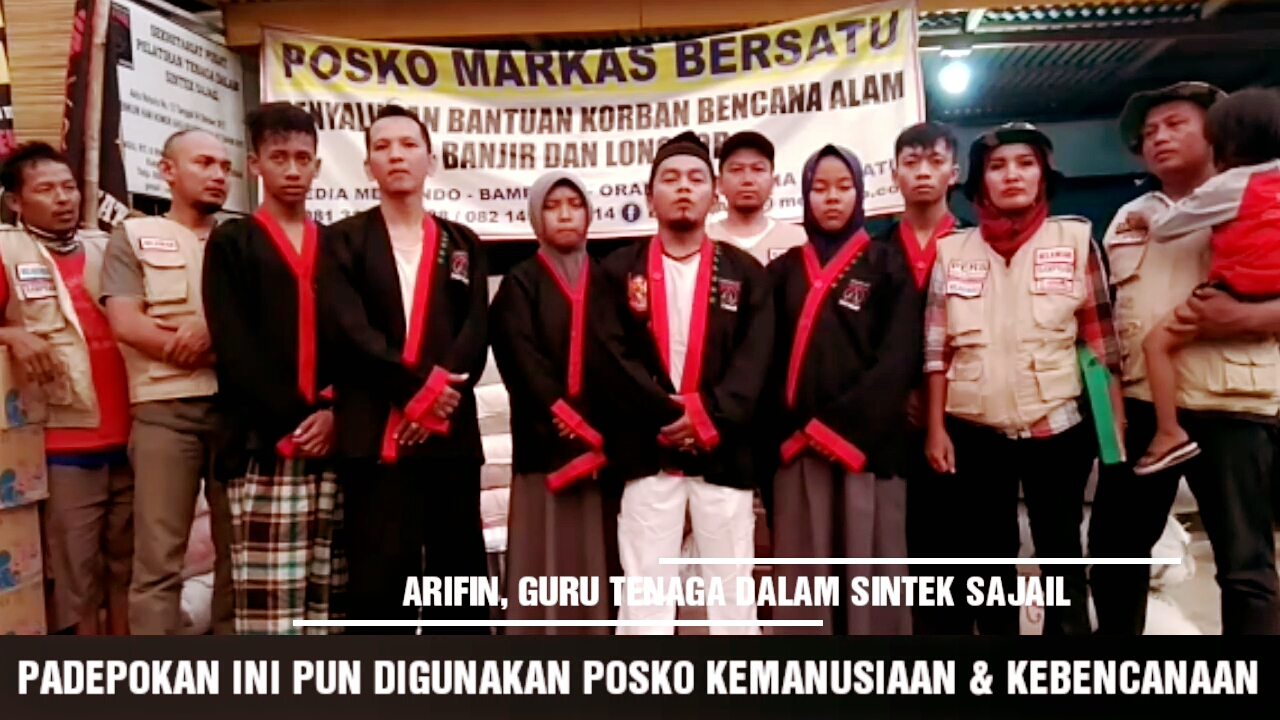 223.751 Mengungsi, Perguruan Tenaga Dalam Sintek Sajail Salurkan Bantuan Kebencanaan