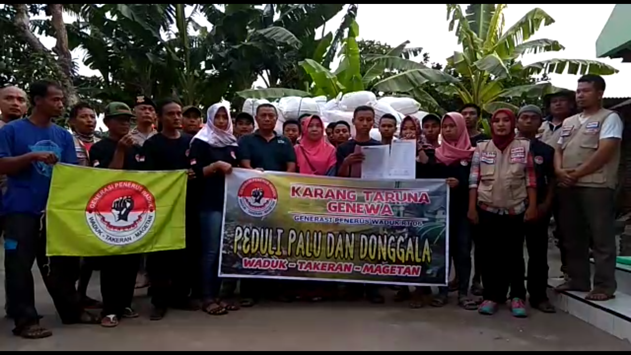 2.113 Lebih Meninggal, GENEWA WADUK Dirikan Posko Bantuan Palu Donggala