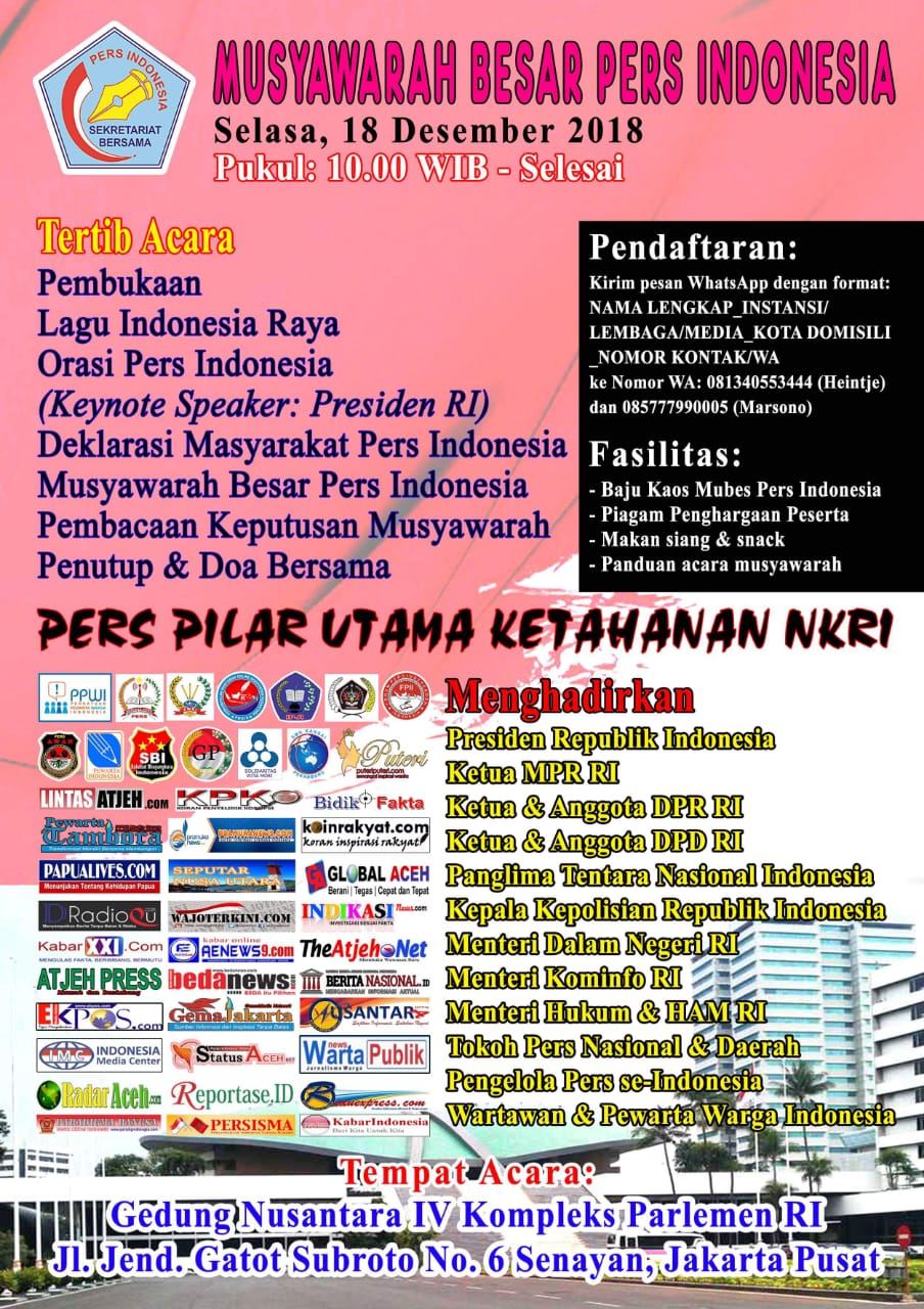 SAATNYA INSAN PERS INDONESIA PUNYA WADAH ALTERNATIF