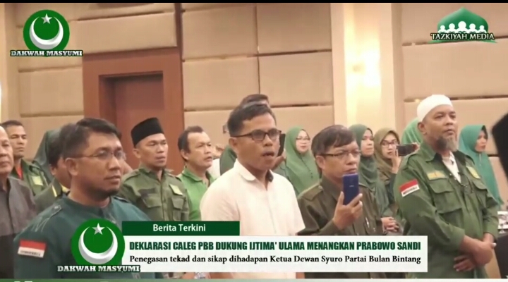 Vidio Bikin Kubu Tim Jokowi Meradang. Caleg PBB Dukung Prabowo Sandi