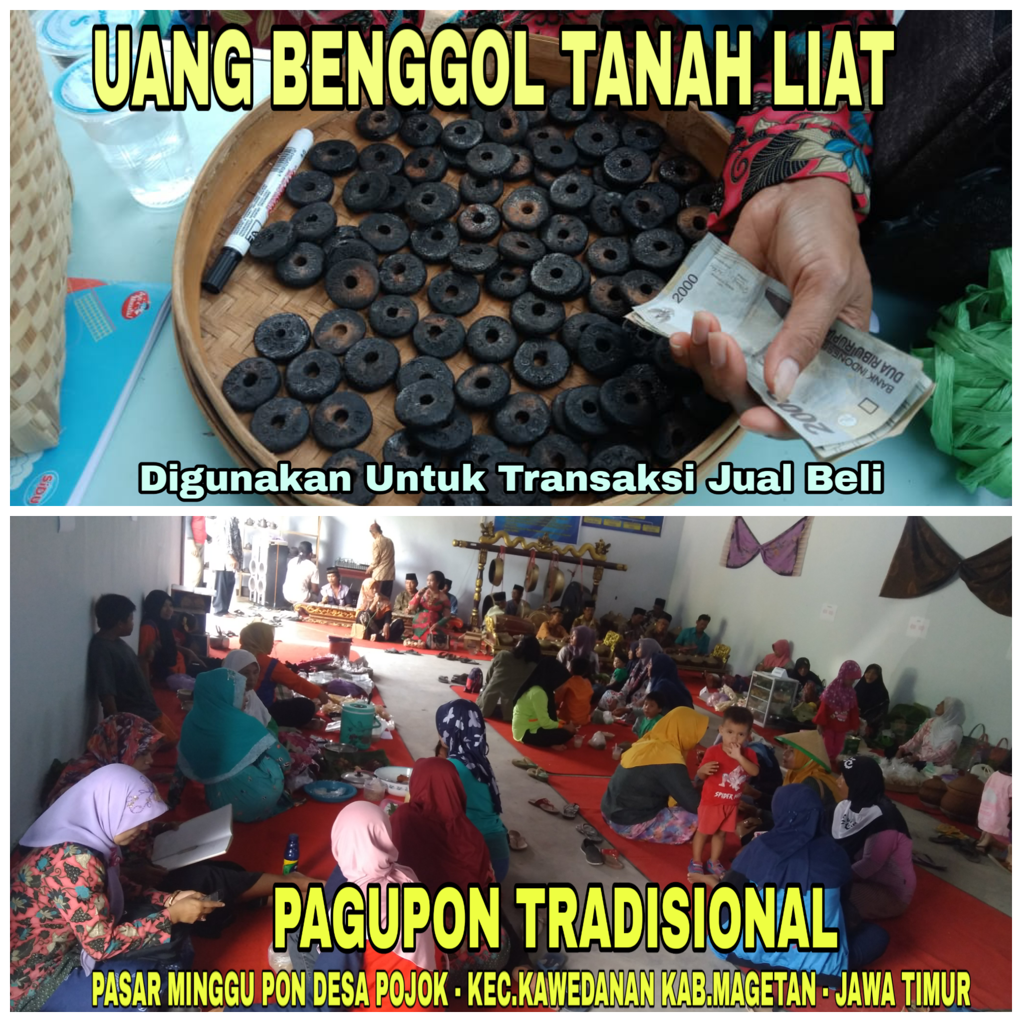 Desa Pojok Kawedanan Luncurkan PAGUPON Tradisional (Pasar Minggu Pon)