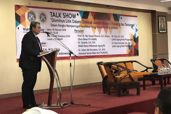 Wakil Jaksa Agung Jelaskan Pergeseran Doktrin Dominus Litis