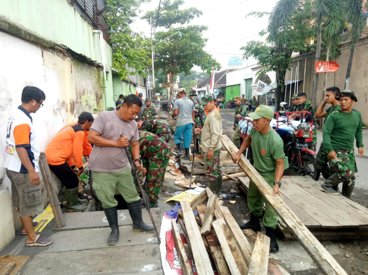 Capai 85% Karya Bakti Daerah Tahap I TA. 2019 Kodim 0735 Surakarta Akan Selesai dan Di Tutup