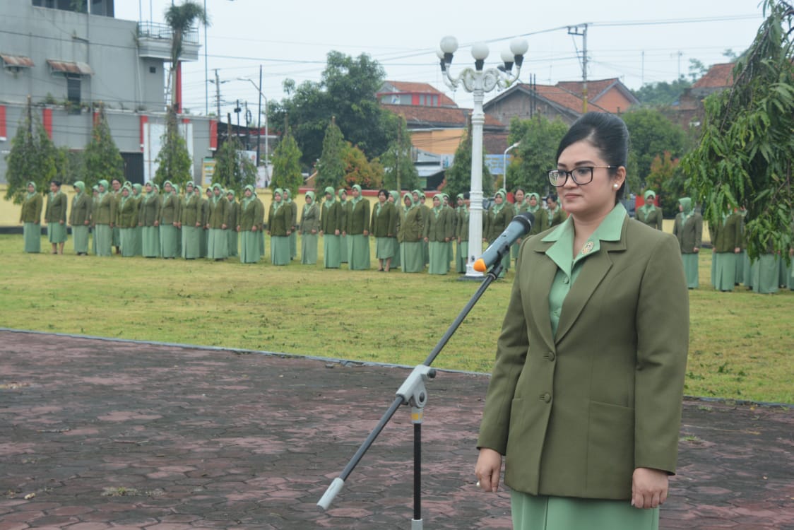 Ziarah ke Makam Pahlawan, Sambut HUT Ke-73 Persit Kartika Chandra Kirana Tahun 2019