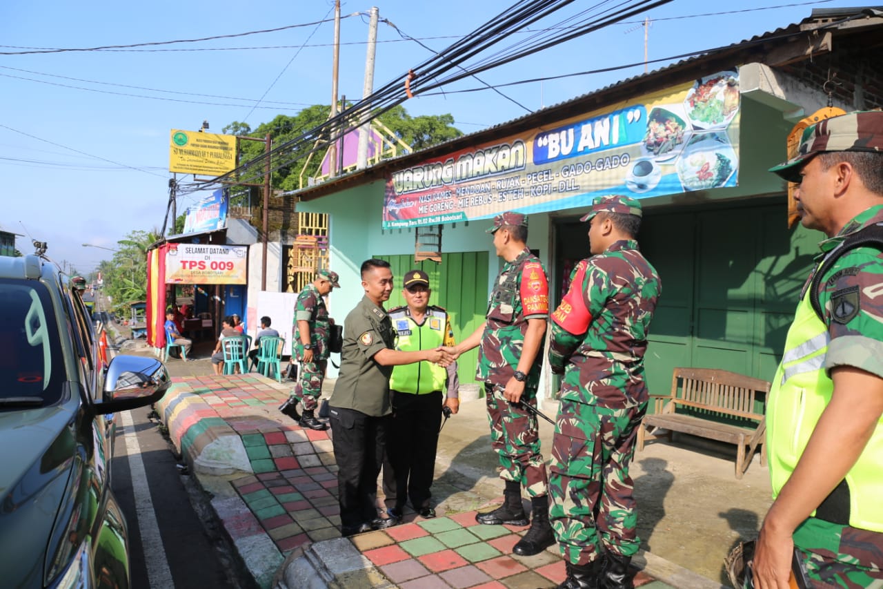 Danrem 071/Wijayakusuma Pantau Pelaksanaan Pemilu Pilpres dan Pileg