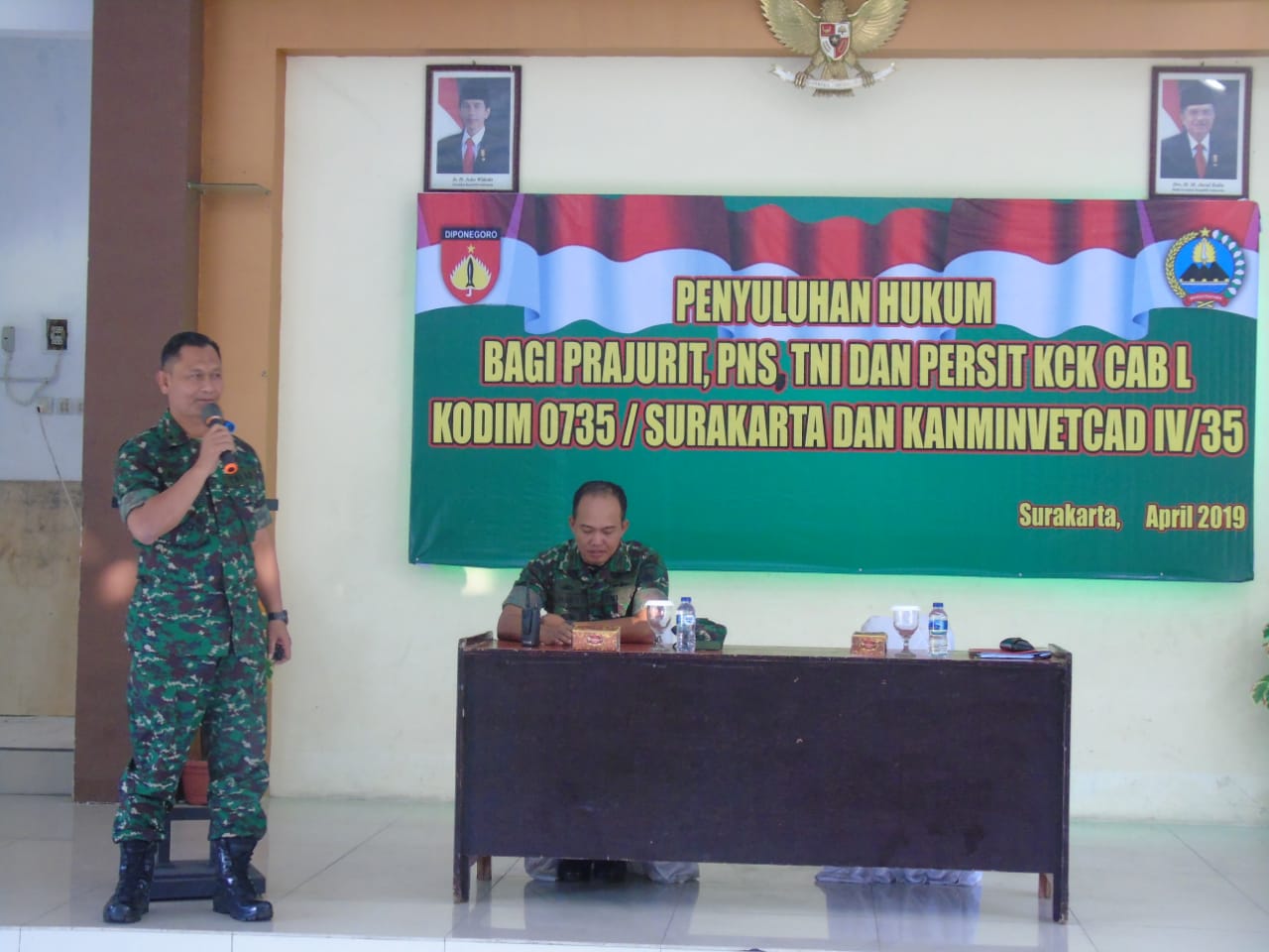 Kodim 0735/Surakarta Gelar Penyuluhan Hukum Bagi Prajurit