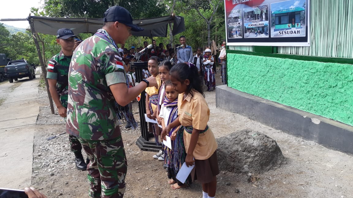 Rumah ke-7 Yonmek 741 Bagi Warga Perbatasan RI-RDTL