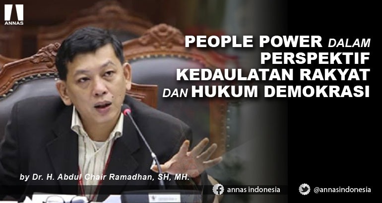 PEOPLE POWER DALAM PERSPEKTIF KEDAULATAN RAKYAT DAN HUKUM DEMOKRASI