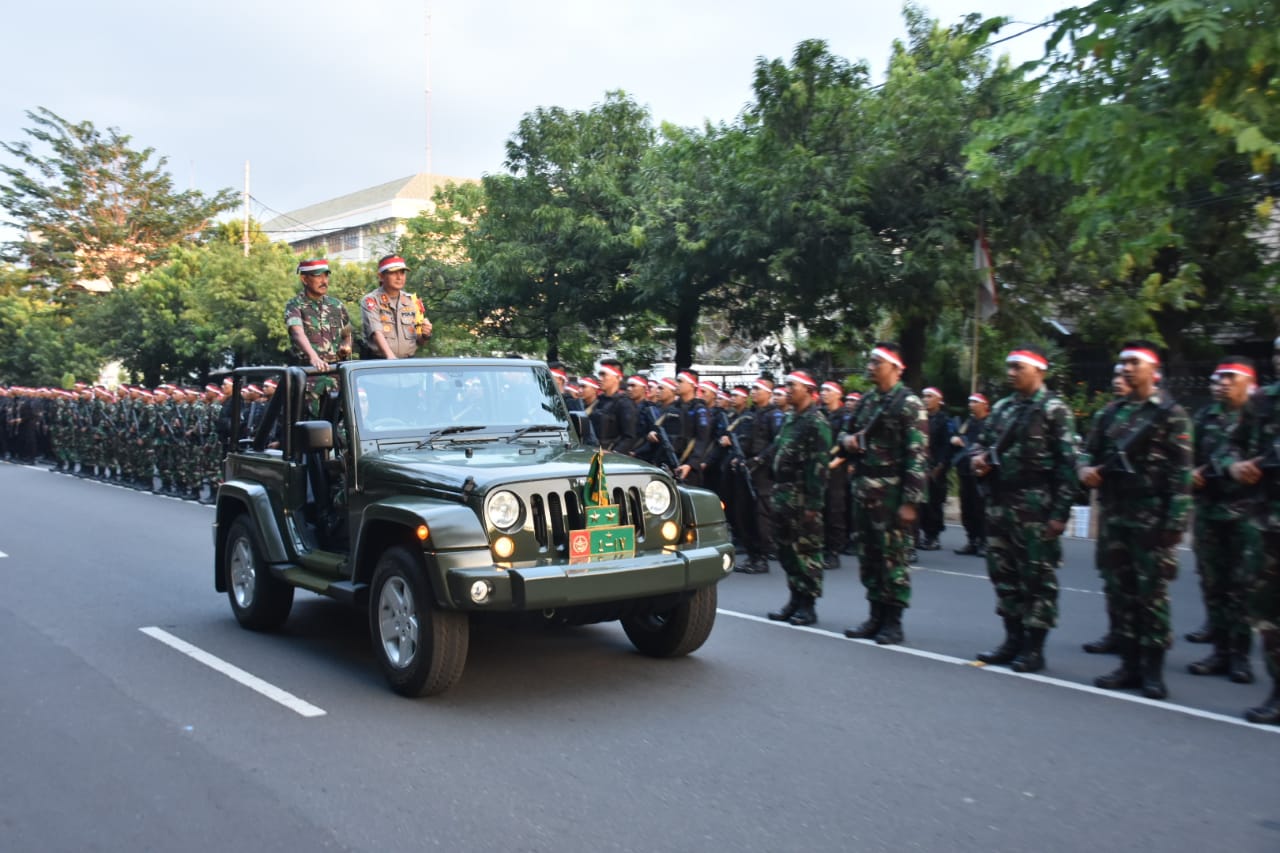 Pangdam dan Kapolda Pimpin Apel Kebangsaan se-Solo Raya