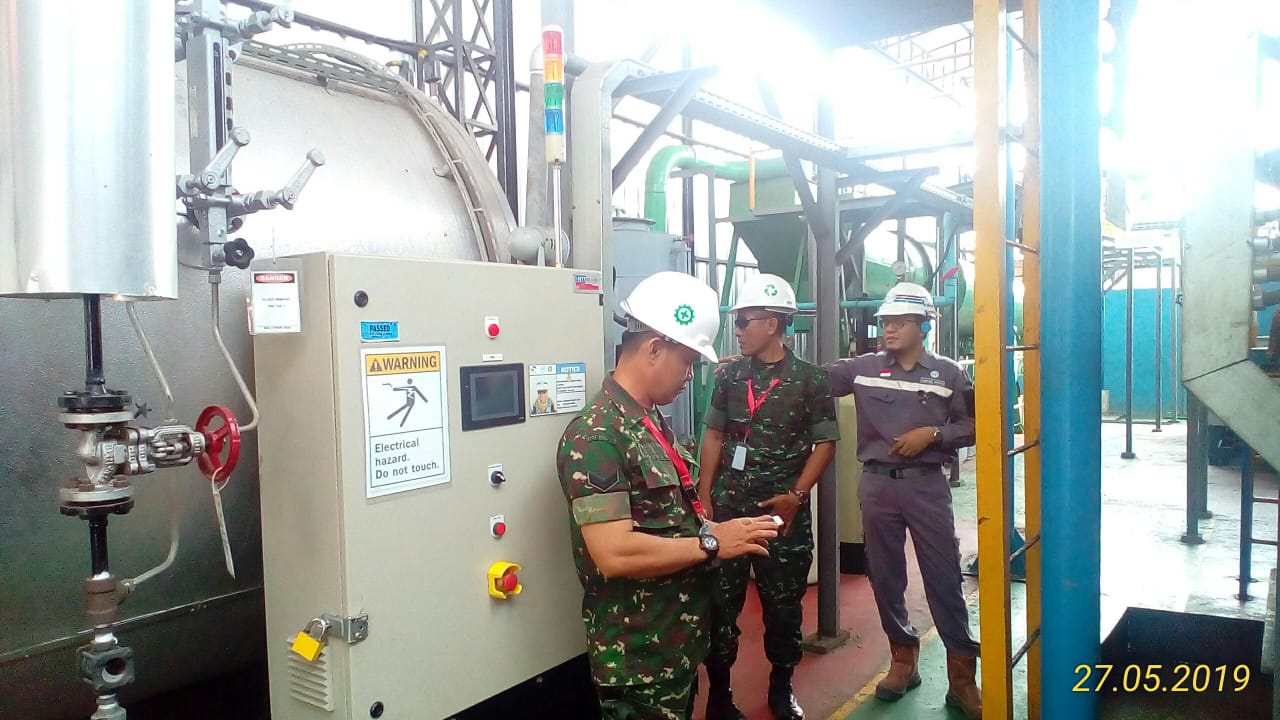 Inilah Pembangkit Listrik Tenaga Sampah Yang Dikunjungi Danramil 04/Jebres