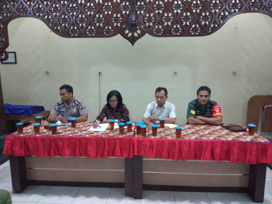 Jelang Hari Raya Idhul Fitri, Serka Yudi Widiyanto Rapat Koordonasi Pengamanan Lebaran