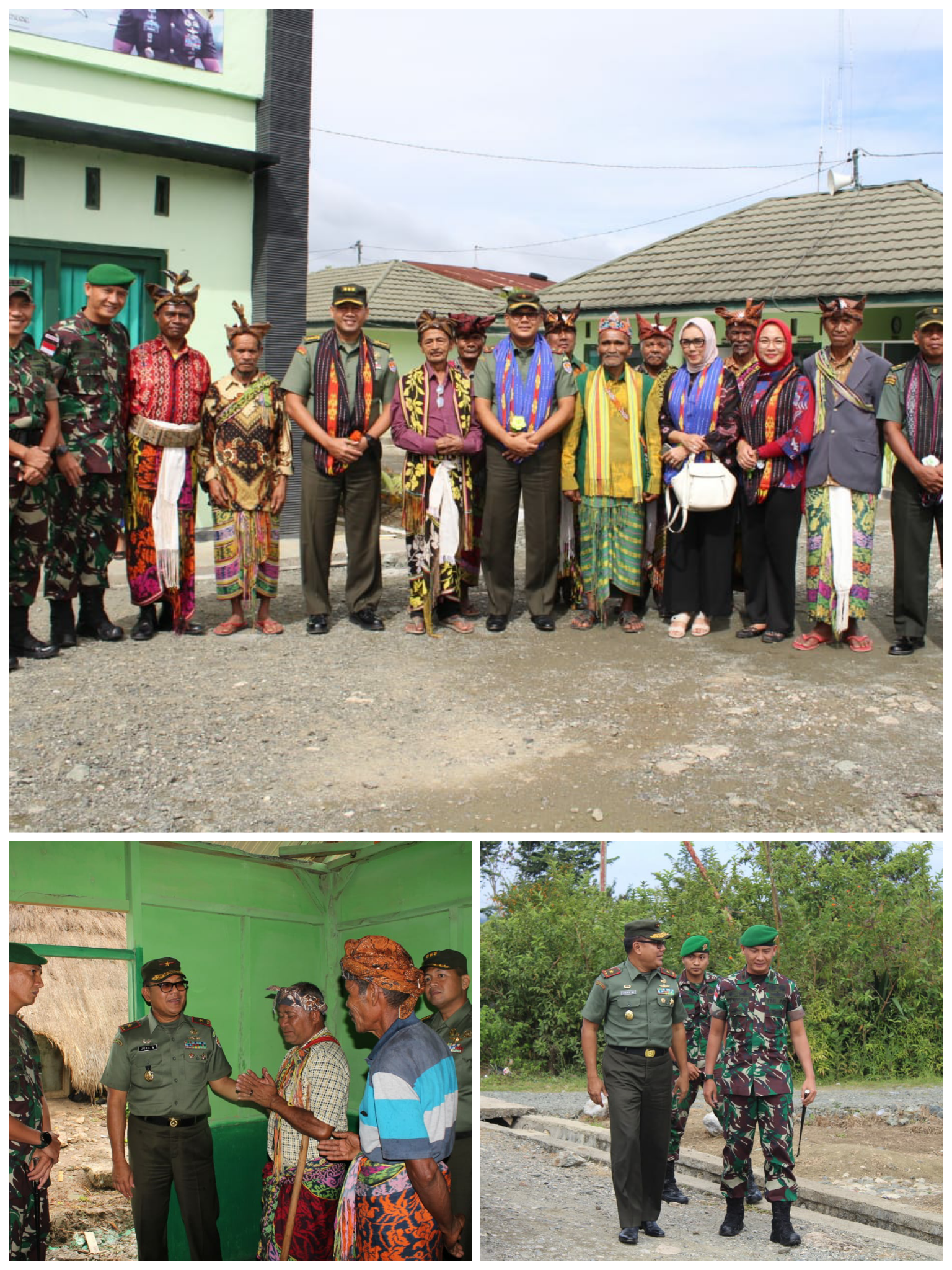 Wadanpusterad Apresiasi Program Bedah Rumah Satgas Pamtas Yonif 741/GN