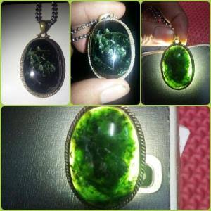 Jual Terapi Liontin Giok Hitam (Black Jade) Produksi Wong I