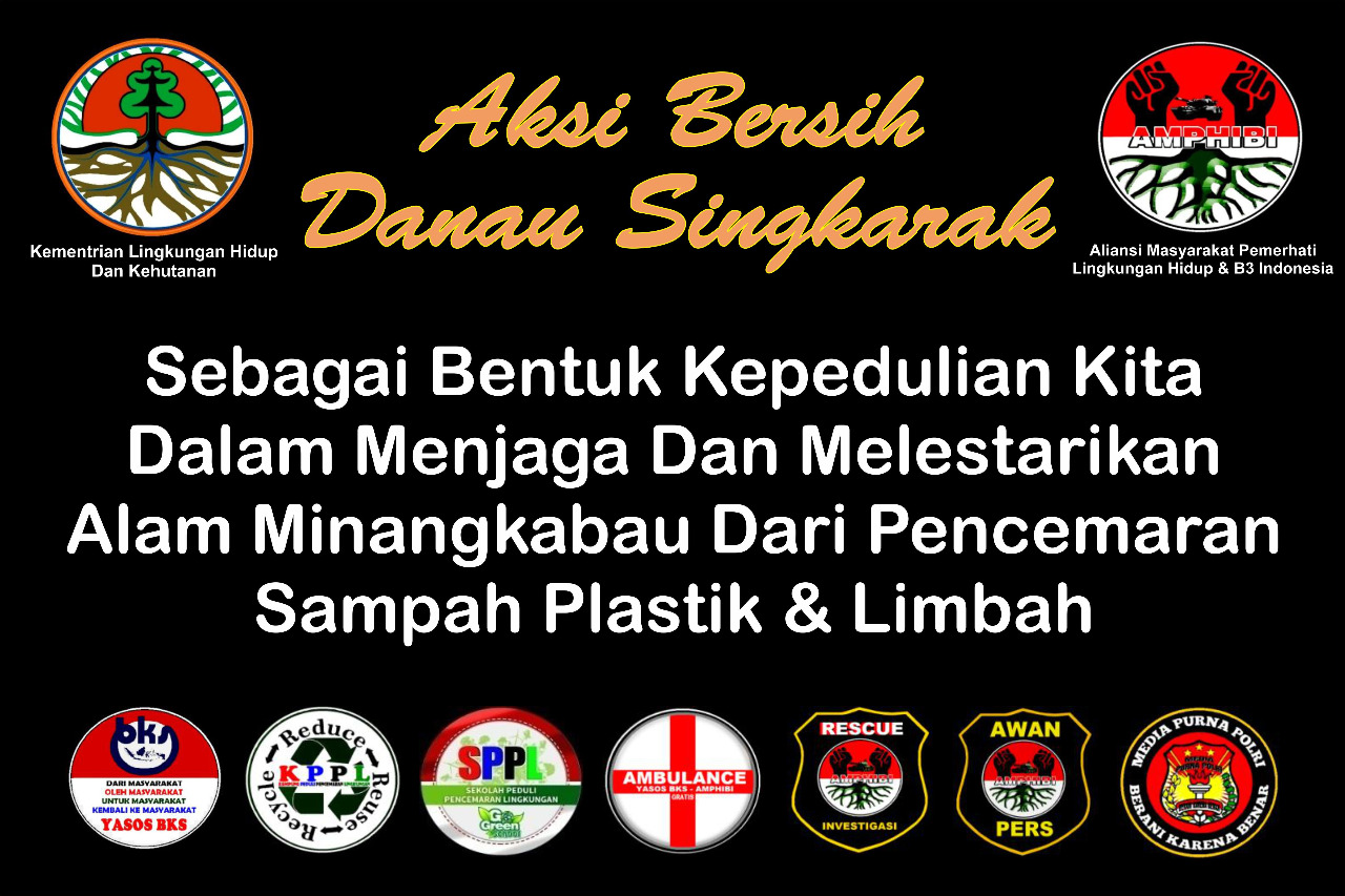 AMPHIBI TARGETKAN DANAU SINGKARAK 2020 – 2022 BEBAS SAMPAH & LIMBAH