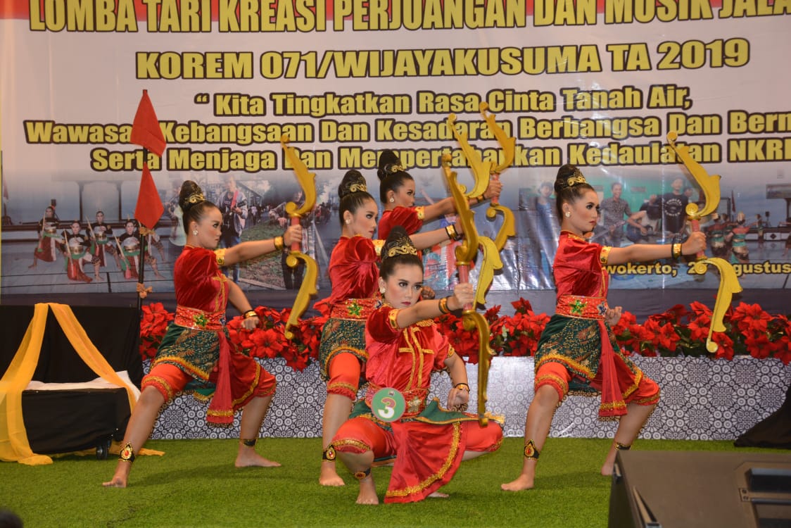 Korem 071/Wijayakusuma Gelar Lomba Musik Jalanan, Tari dan Melukis