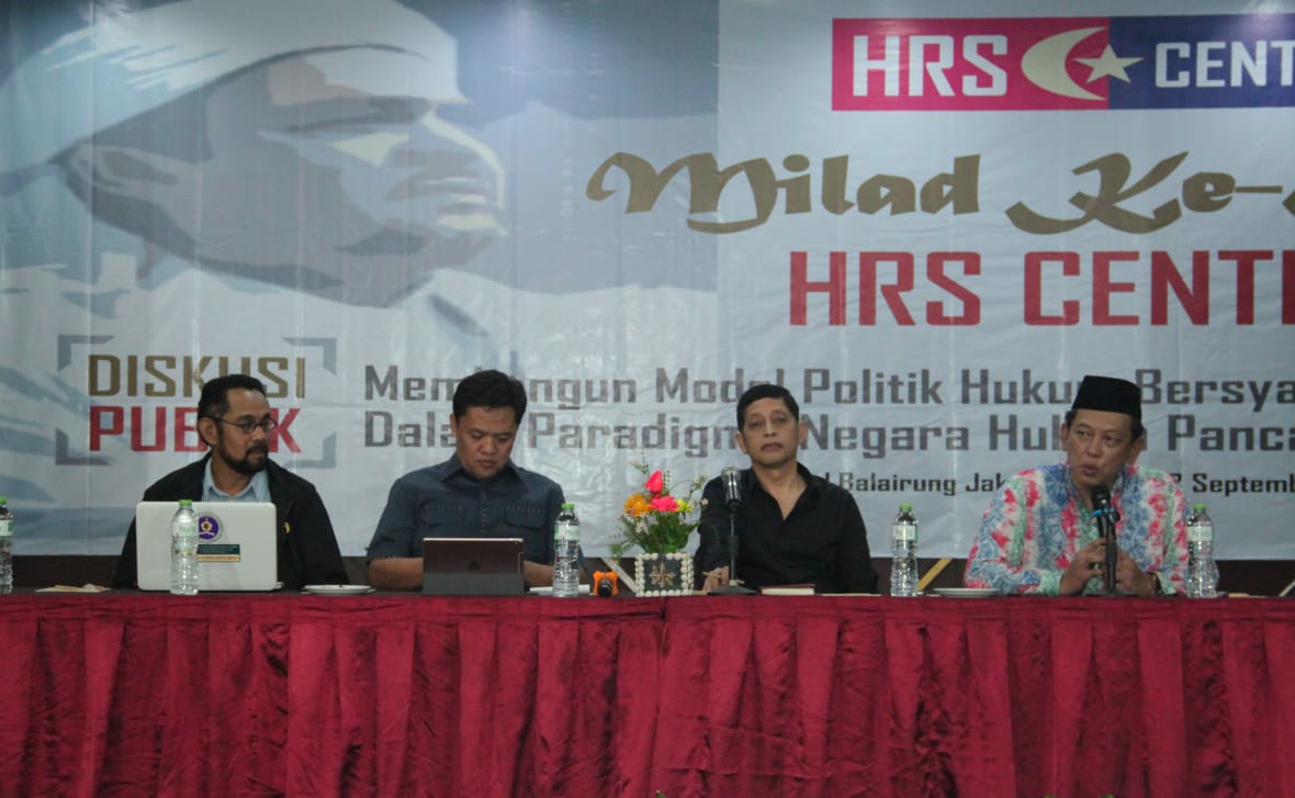 RESUME DISKUSI PUBLIK HRS CENTER “MEMBANGUN MODEL POLITIK HUKUM BERSYARIAH DALAM PARADIGMA NEGARA HUKUM PANCASILA”