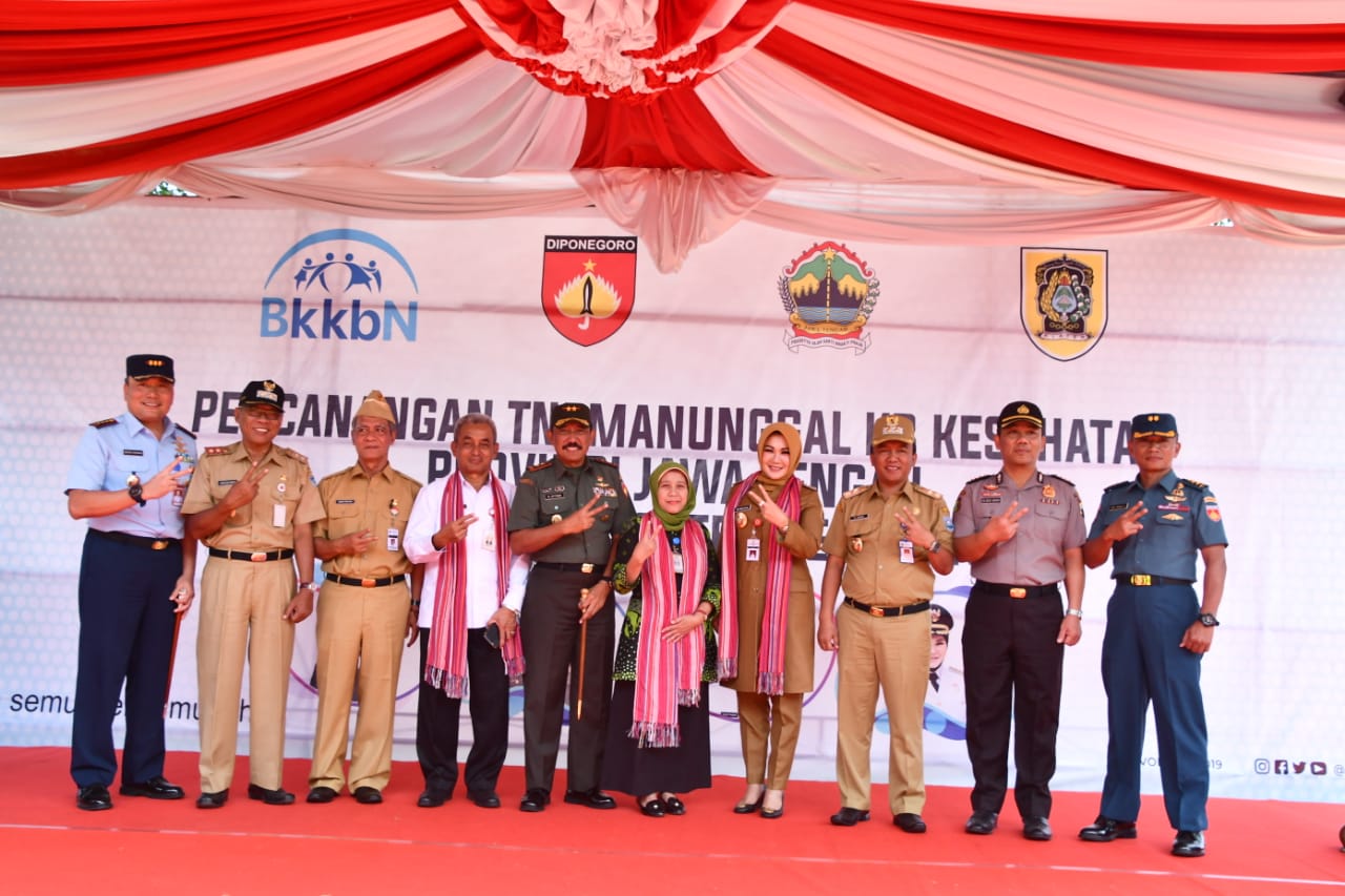 BKKBN dan Kodam IV Canangkan TNI Manunggal KB Kes Provinsi Jawa Tengah