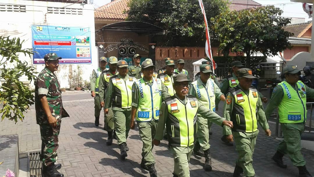 Ini Tujuan Babinsa Dari Kodim 0735 Surakarta Gembleng Kedisiplinan Linmas