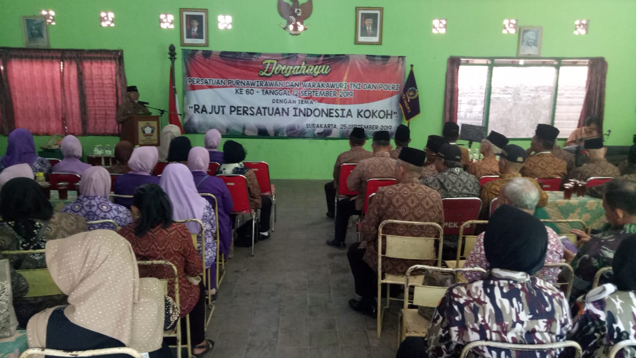 HUT Ke – 60 PEPABRI Kota Surakarta, Veteran TNI Polri Tetap Jadi Pengayom