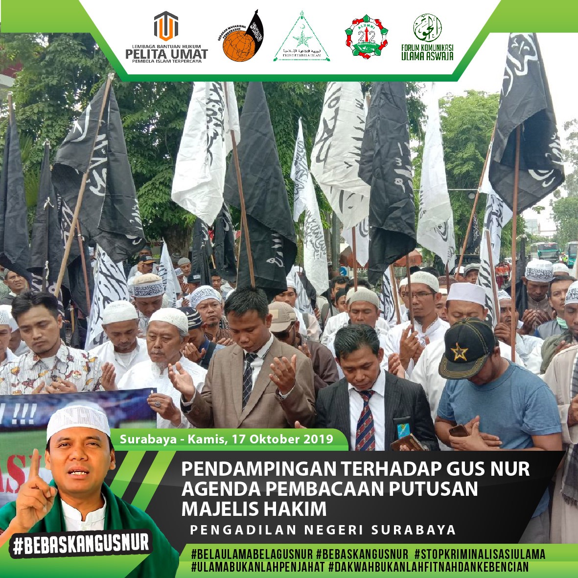Menunggu Babak Akhir Persidangan Gus Nur