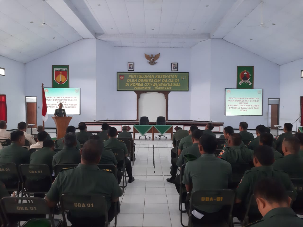 Waspada Serangan Penyakit Jantung, Diabetes Melitus, HIV, AIDS, Heat Stroke Bersama Korem 071/Wijayakusuma