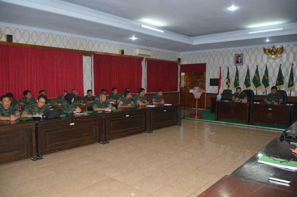 “Wasrik Adalah Fungsi Kontrol Pelaksanaan Progja” Danrem 071
