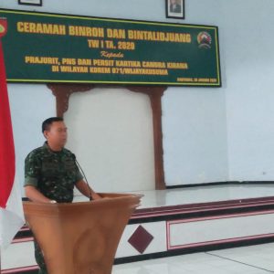 Bentengi Prajurit Guna Antisipasi Pengaruh Negatif