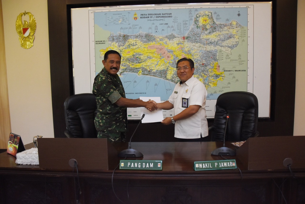 Kedatangan Tim Wasrik BPK, Pangdam IV Minta Berikan Data Obyektif dan Transparan