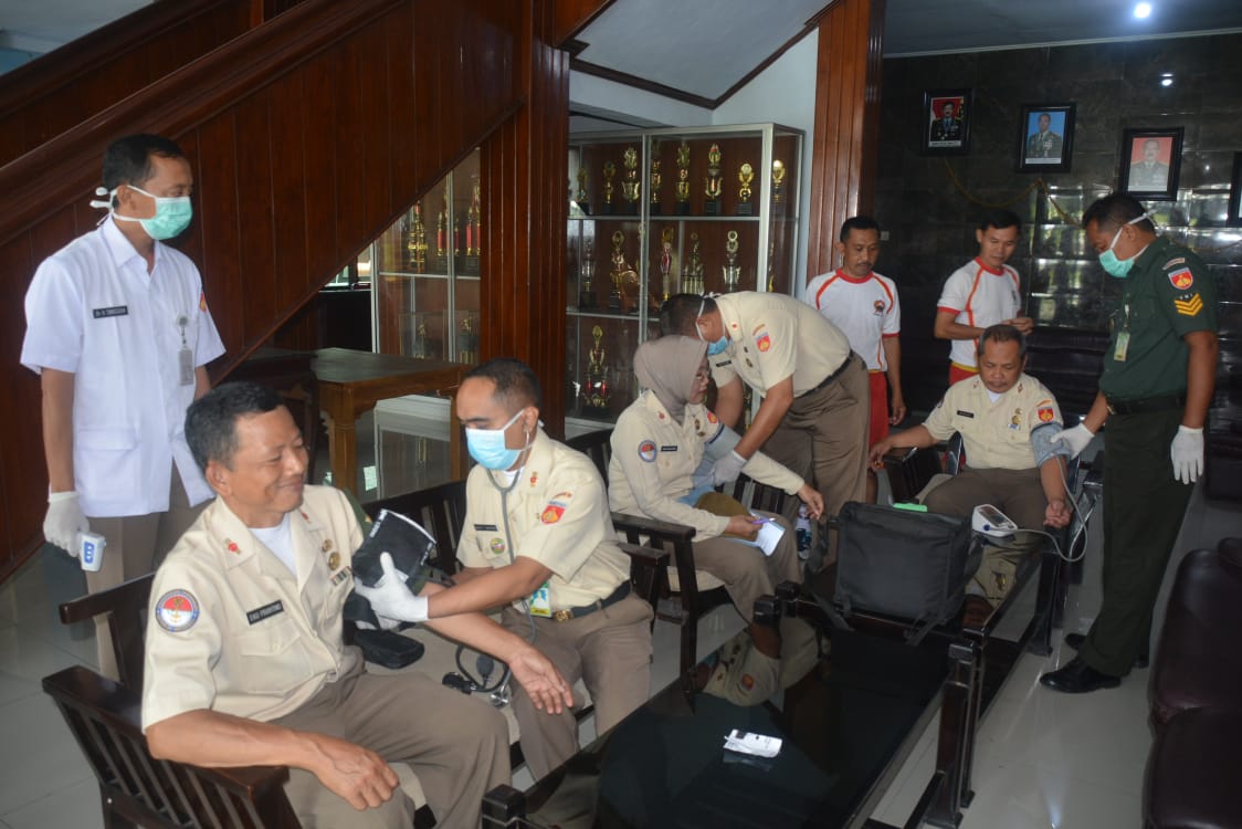 Sigap Corona, Prajurit Wijayakusuma Cek Kesehatan
