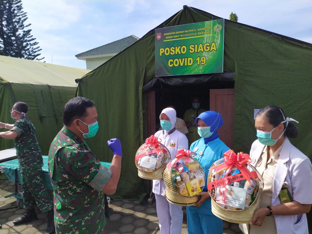 Pangdam IV Beri Suport Petugas Medis RST Magelang