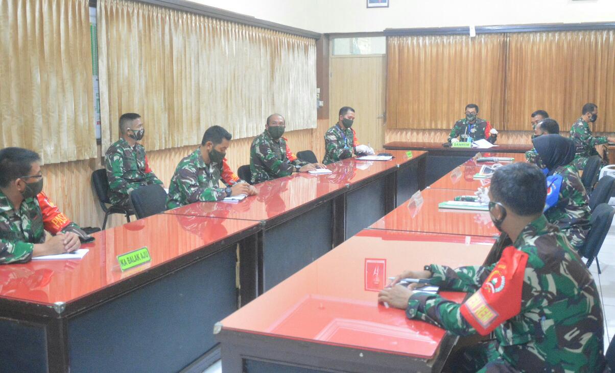 Danrem 071/Wijayakusuma mengeluarkan Taklimat Awal